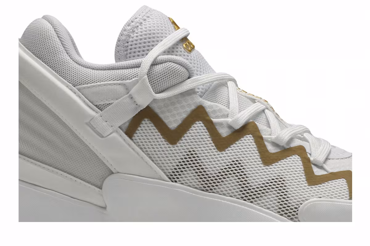 Adidas D.O.N. Issue #2 White Gold Metallic, view 3