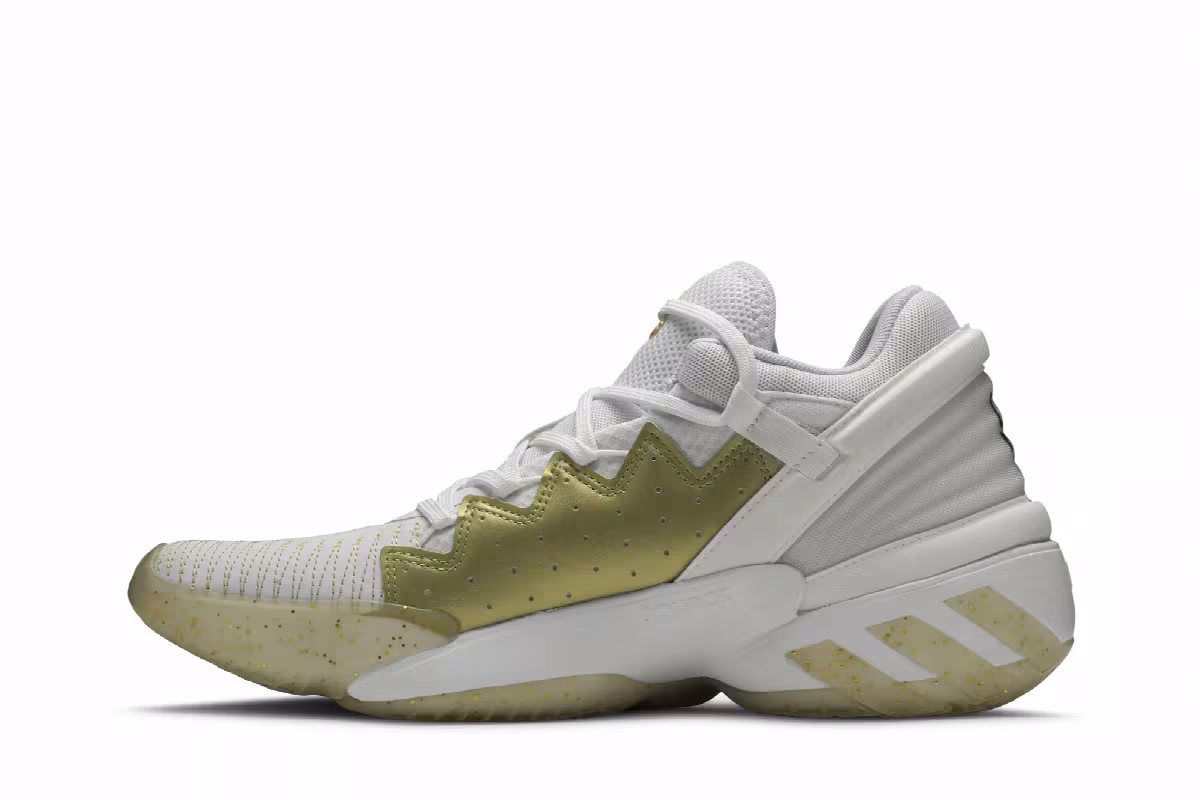 Adidas D.O.N. Issue #2 White Gold Metallic, view 4