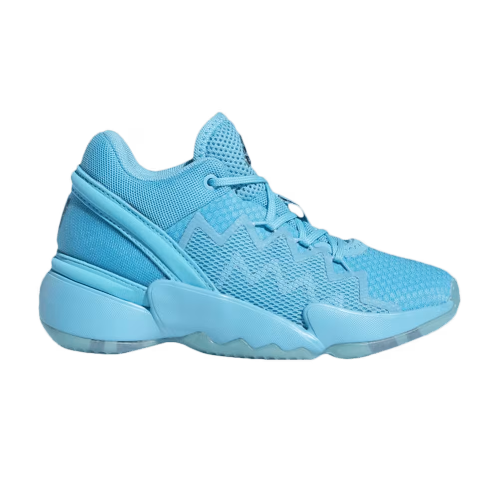 Crayola x adidas D.O.N. Issue #2 Little Kid Signal Cyan