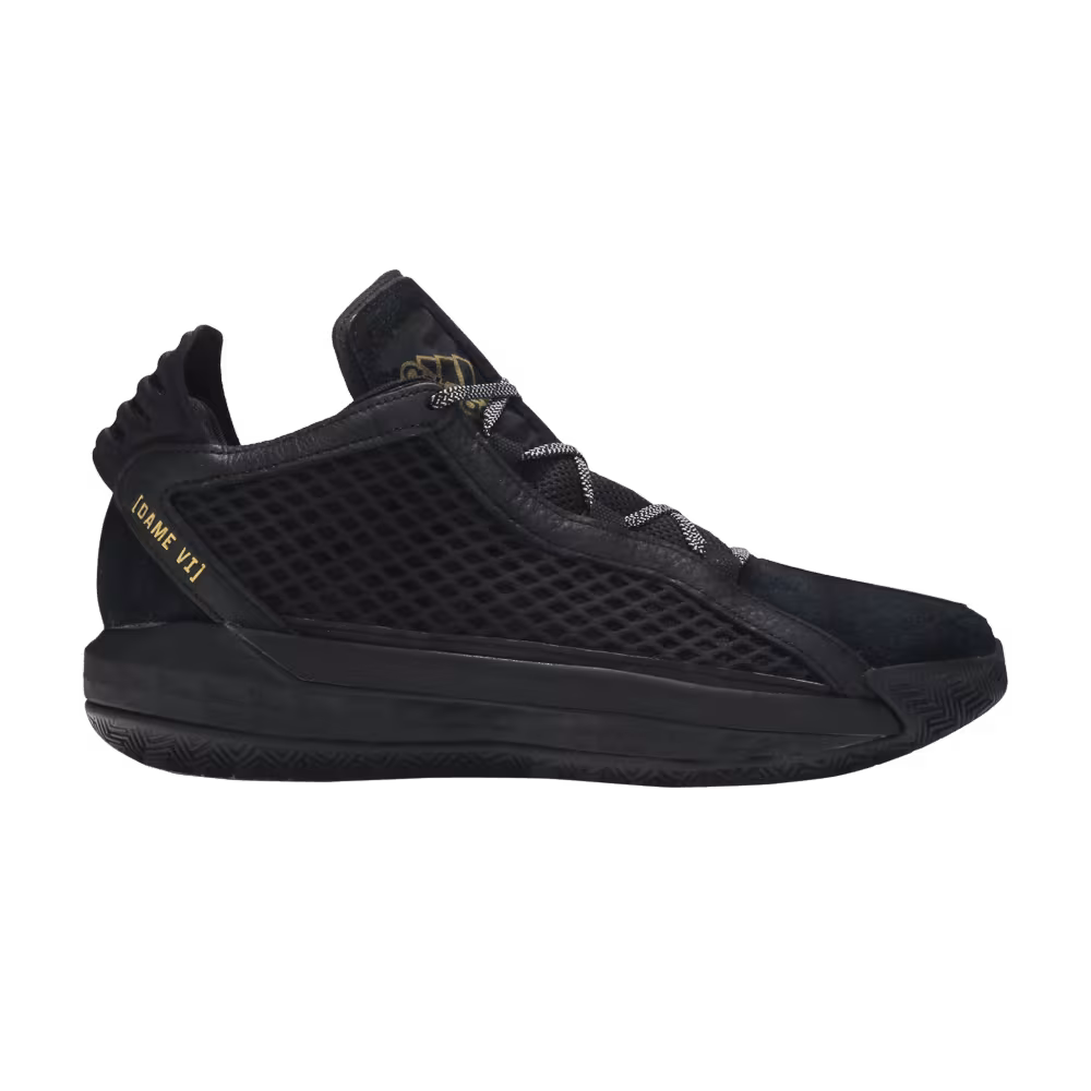 adidas Dame 6 Leather Black Gold