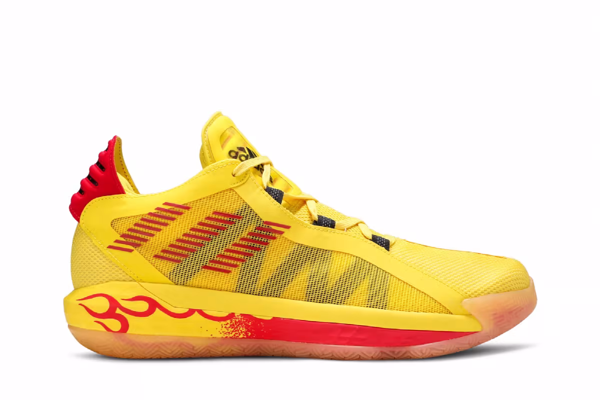 Adidas Dame 6 GCA Hot Rod, view 2