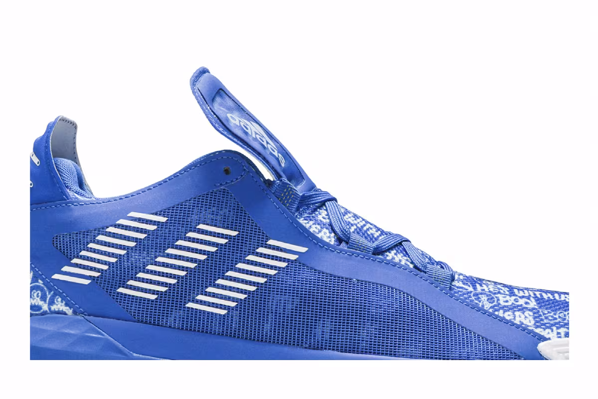 Adidas Dame 6 Glory Blue, view 3