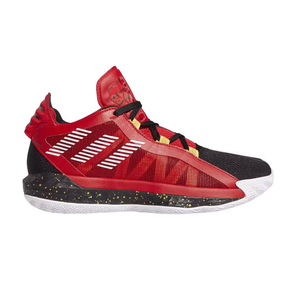Adidas Dame 6 Scarlet Gold Metallic