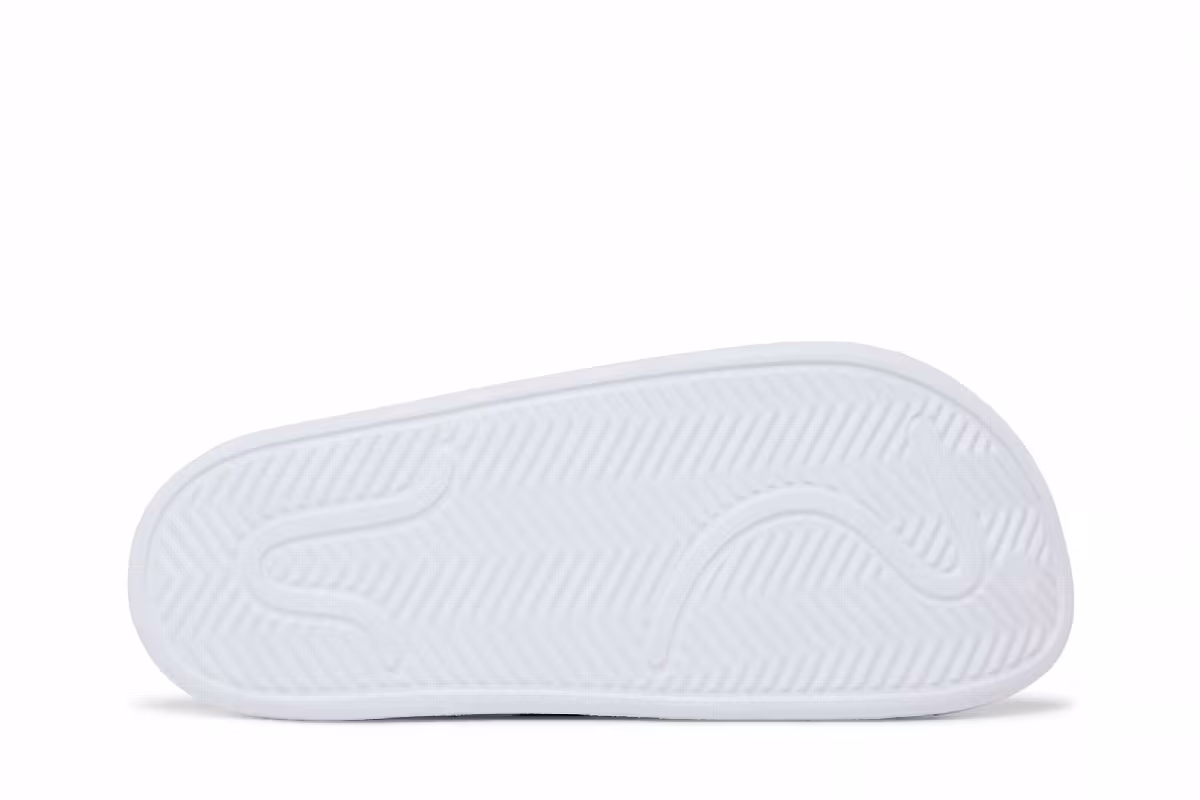 adidas Adilette Clog White Black, view 5