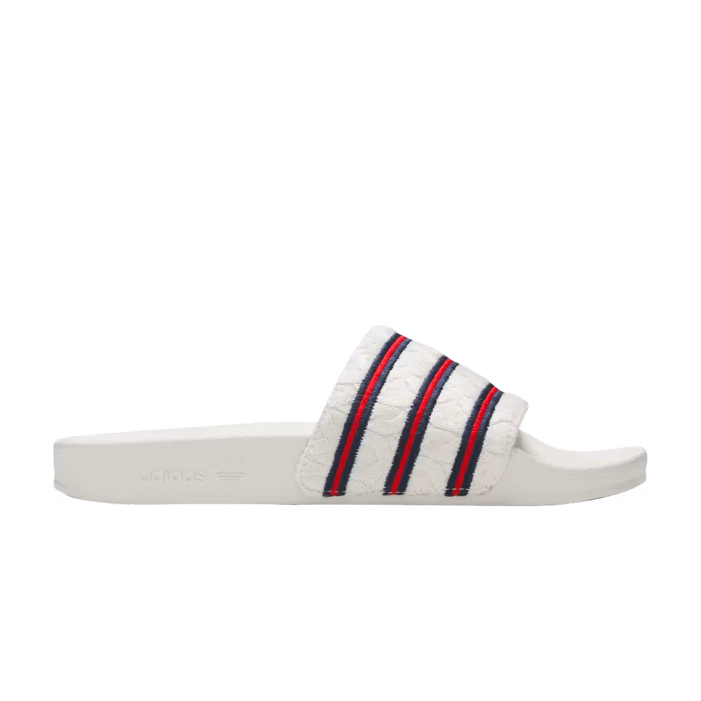 Extra Butter x adidas Consortium Adilette Off White