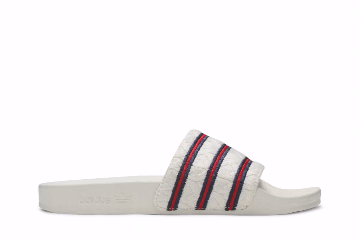 Extra Butter x adidas Consortium Adilette Off White, view 2
