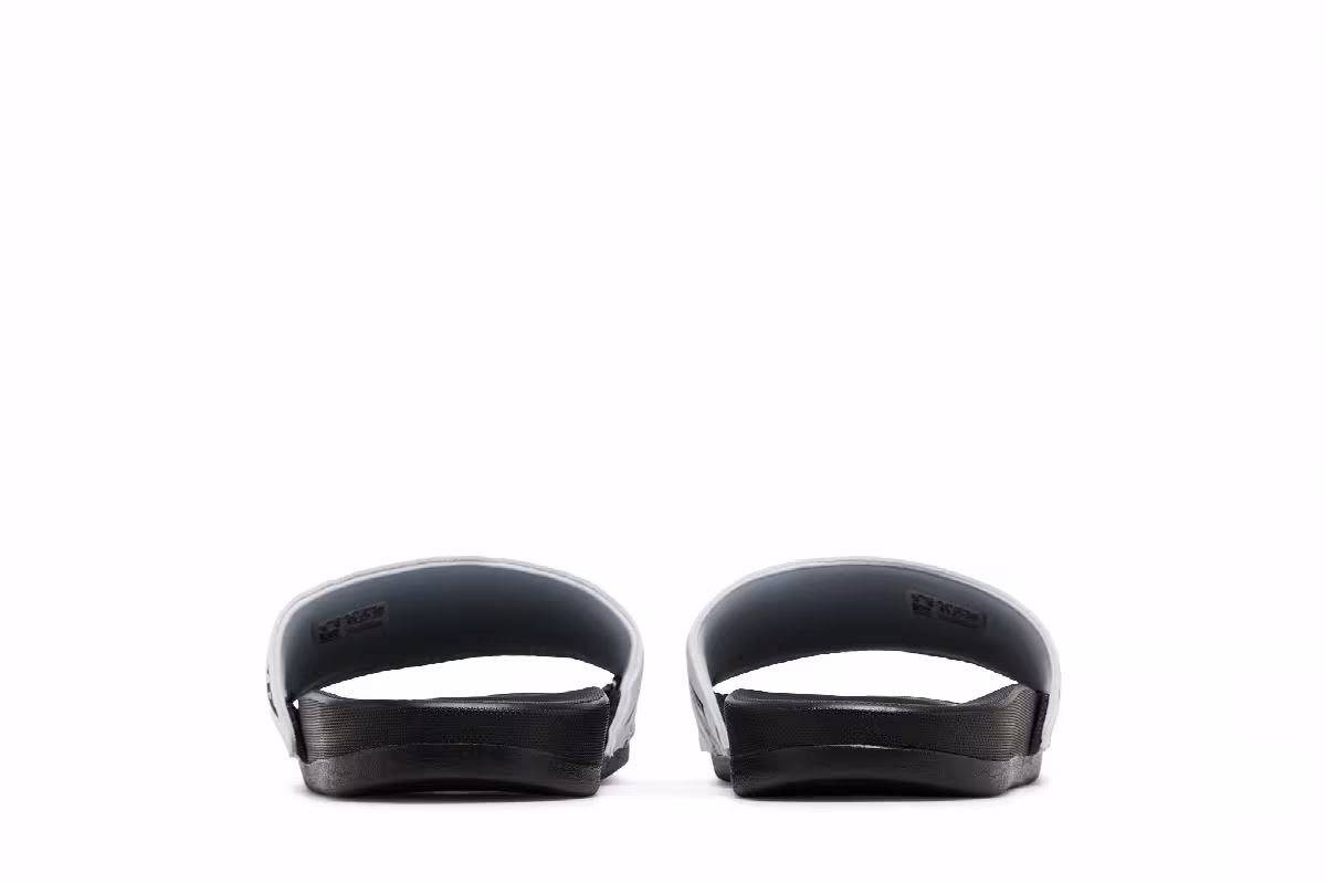 adidas Adilette Comfort Slide All Over Logos - White, view 7