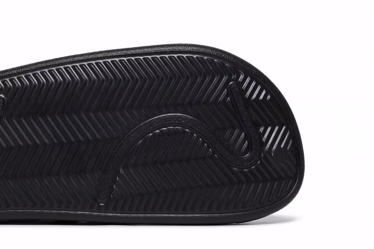 Adidas Adilette Clog Black Silver, view 6