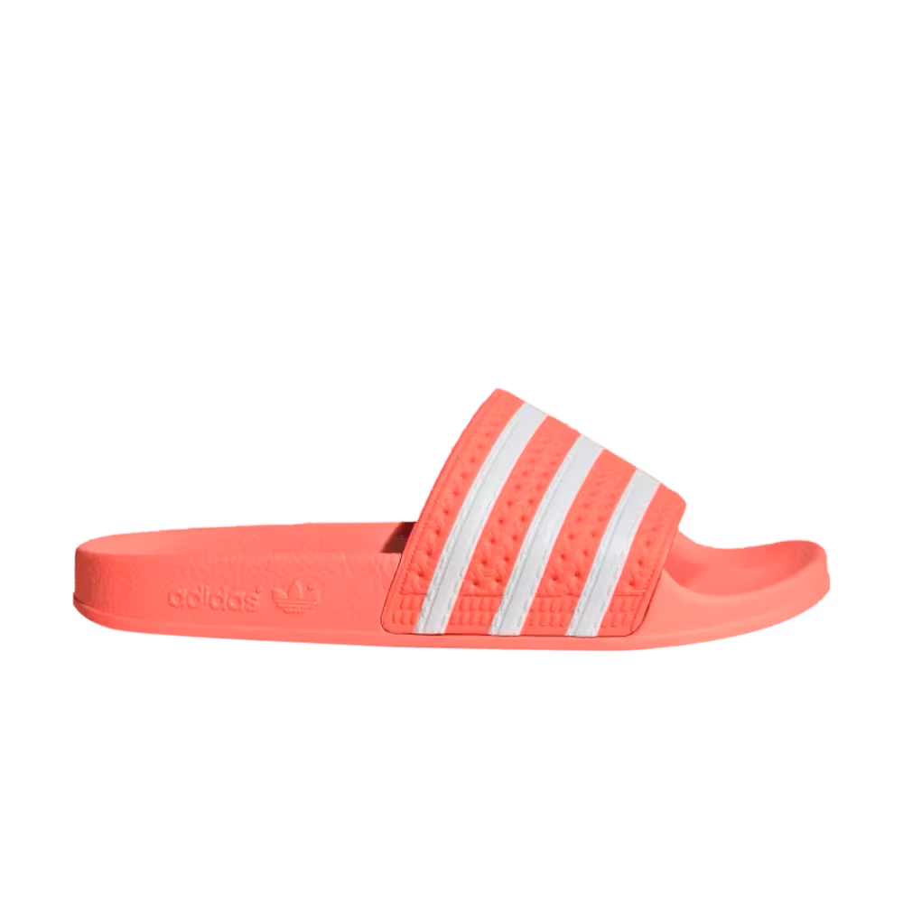 Adidas Women's Adilette Slides Semi Flash Orange