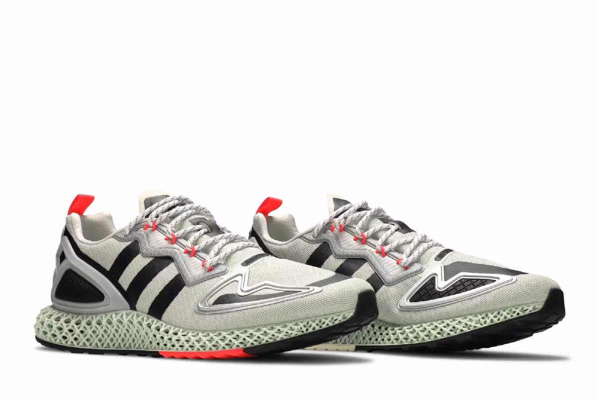 Adidas ZX 2K 4D Faint Green, view 9