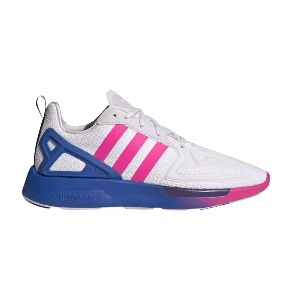 Adidas Women's ZX 2K Flux Gradient Sole - White Shock Pink