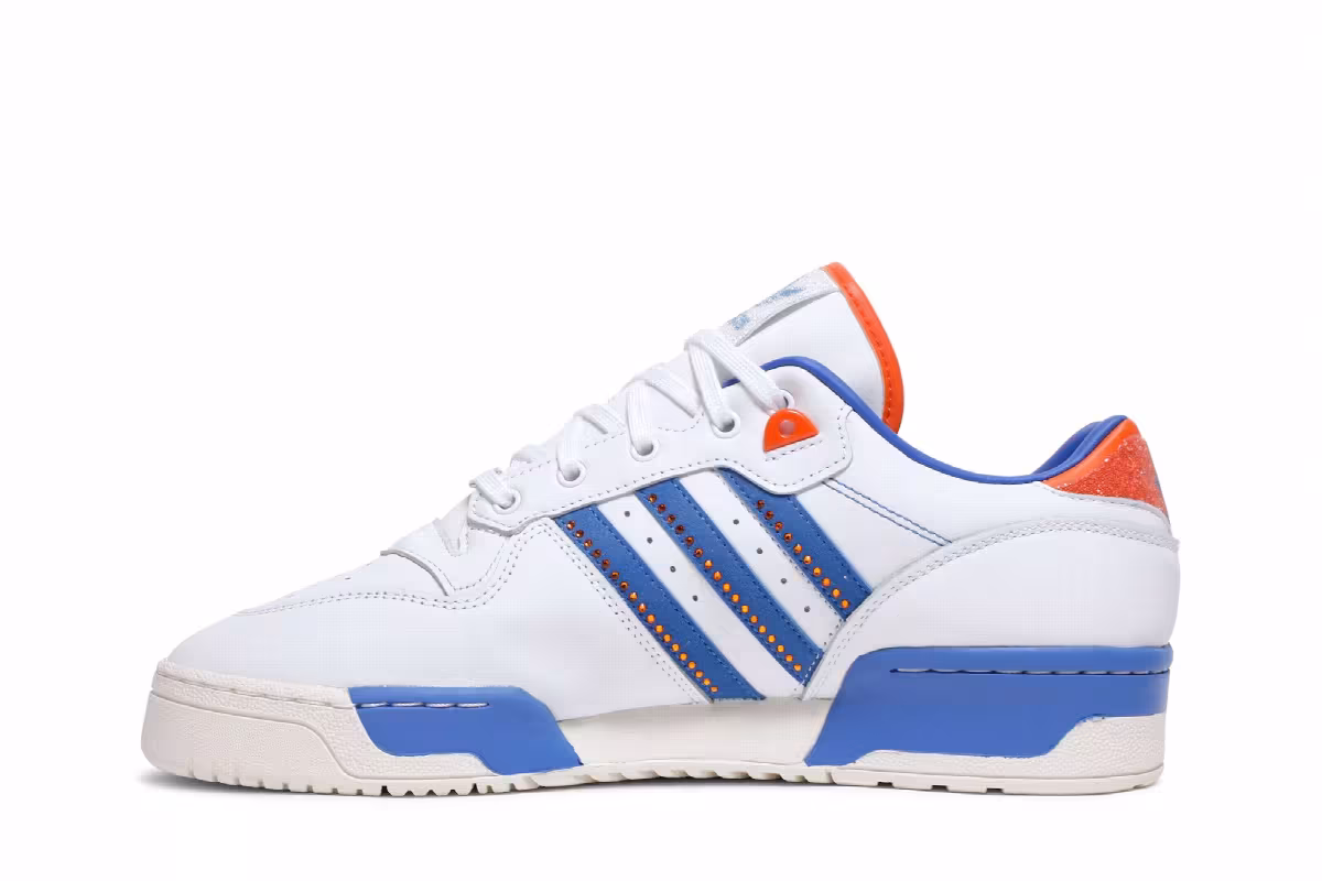 Swarovski x adidas Rivalry Low Cloud White Blue, view 4