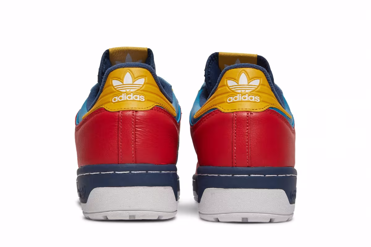 Human Made x adidas Rivalry Low Scarlet Aqua, view 7