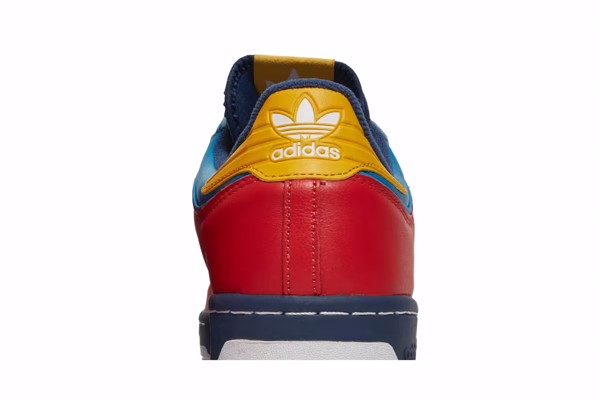 Human Made x adidas Rivalry Low Scarlet Aqua, view 8