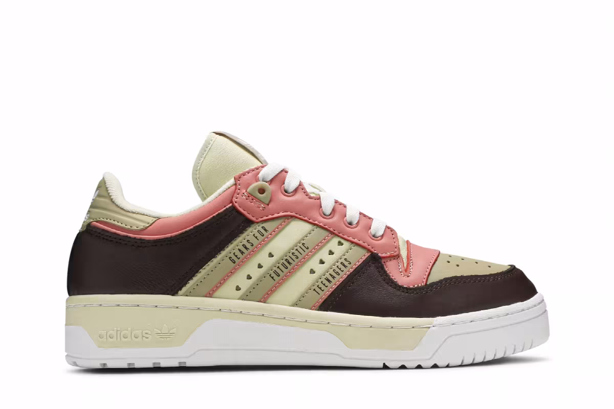 Human Made x adidas Rivalry Low Sand Brown, view 2