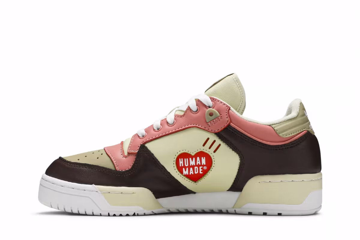 Human Made x adidas Rivalry Low Sand Brown, view 4