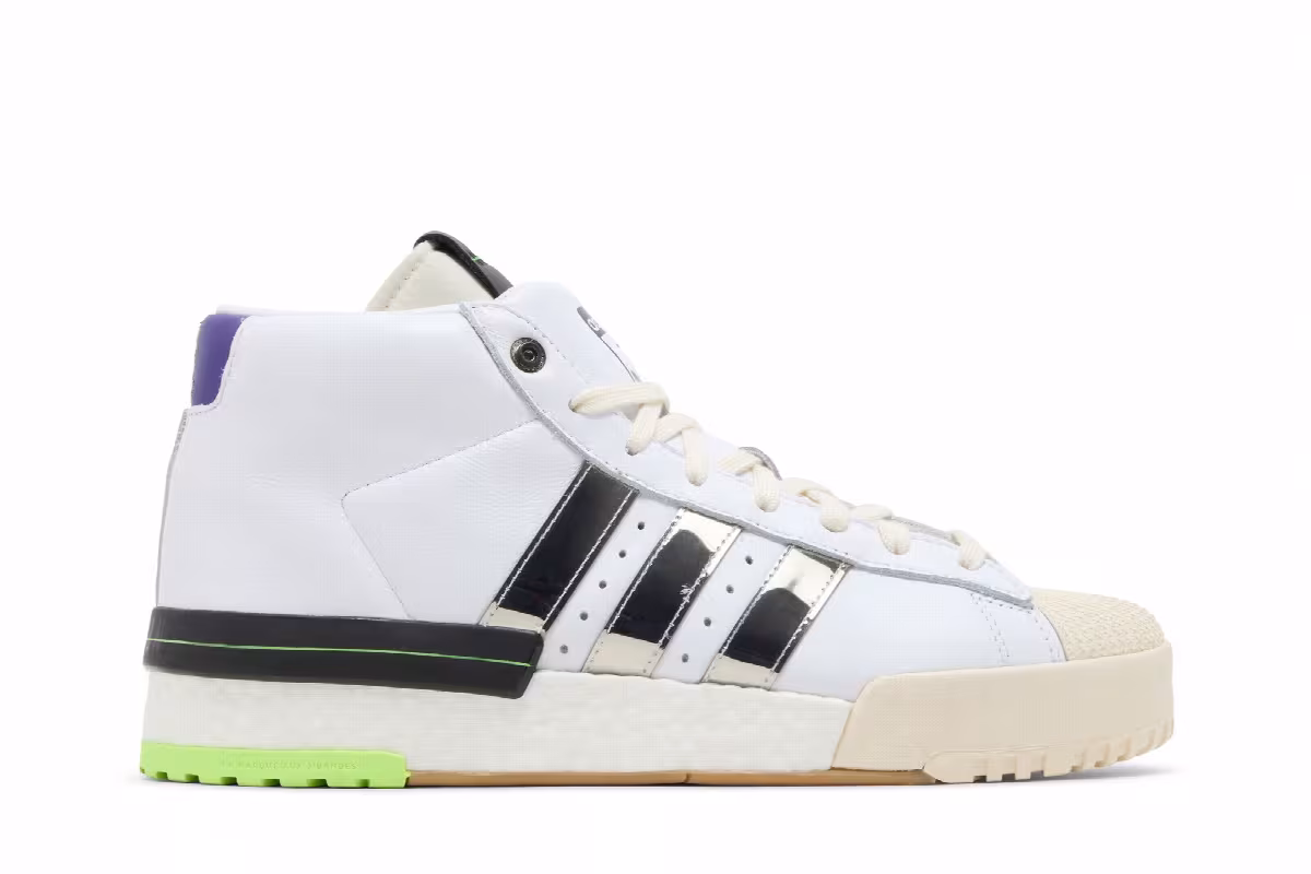 Sankuanz x adidas Rivalry Pro Model White Silver Metallic, view 2