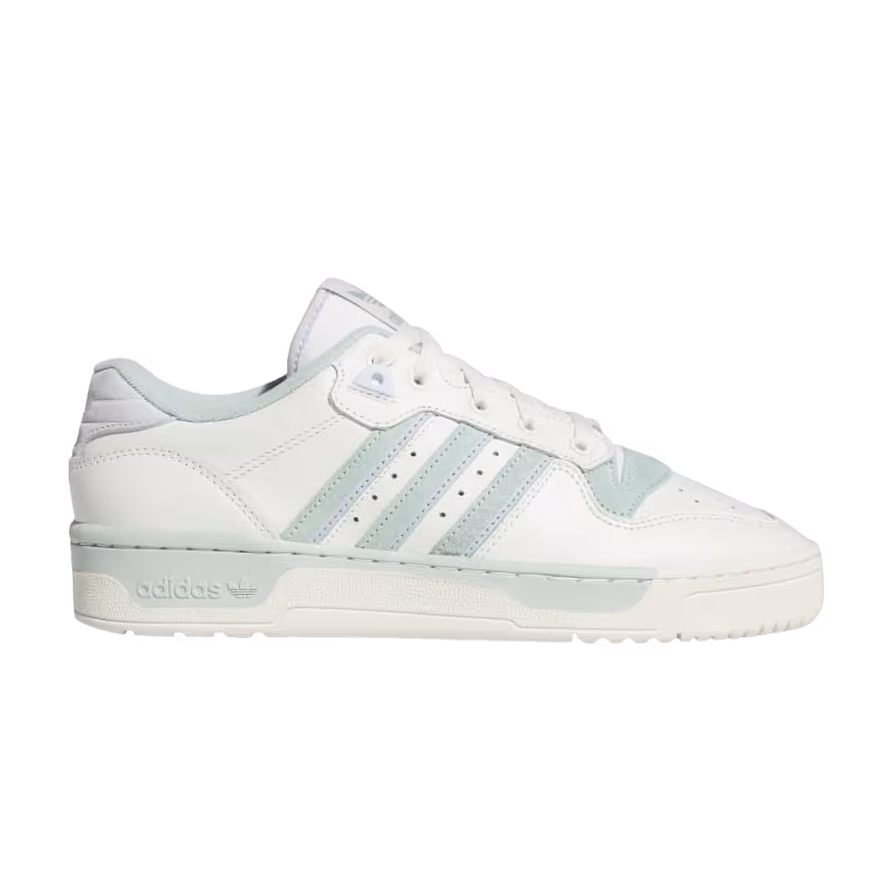 Adidas Rivalry Low White Green Tint