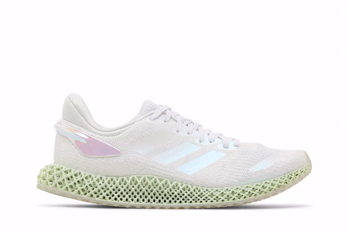 Parley x adidas 4D Run 1.0 LTD White Iridescent, view 2