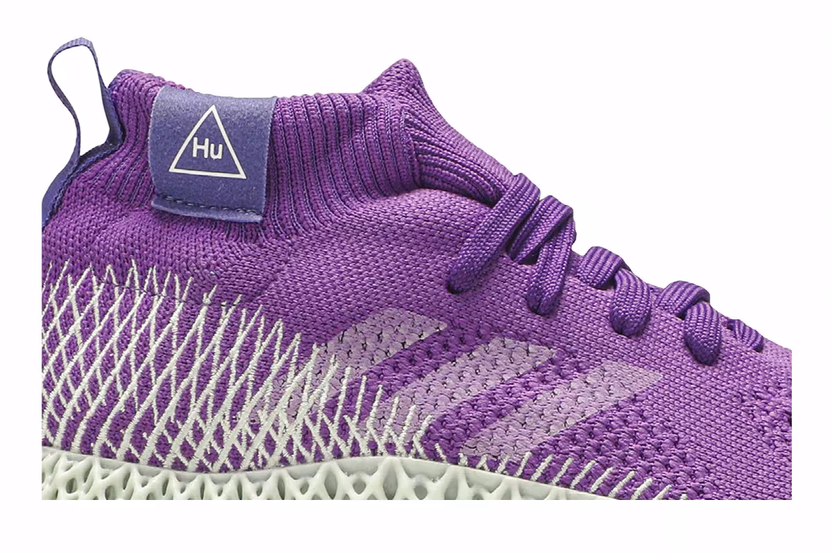 Pharrell Williams x adidas 4D Runner Active Purple, view 3