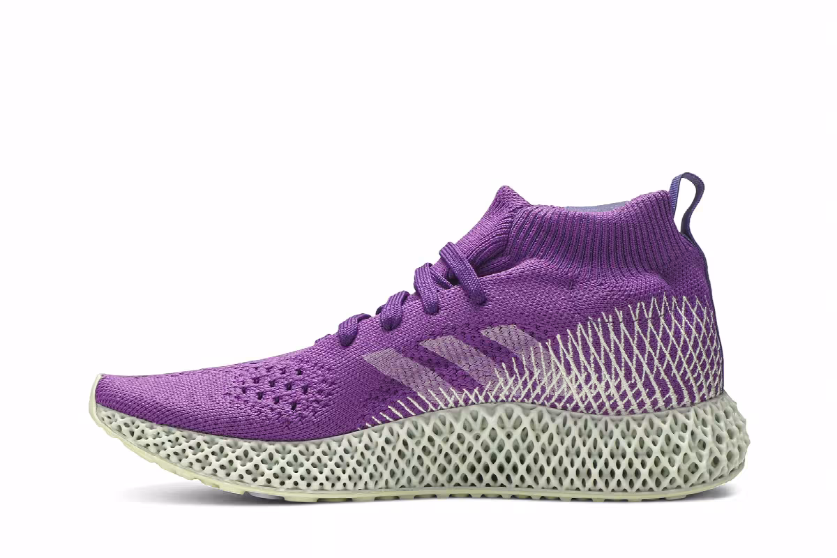 Pharrell Williams x adidas 4D Runner Active Purple, view 4