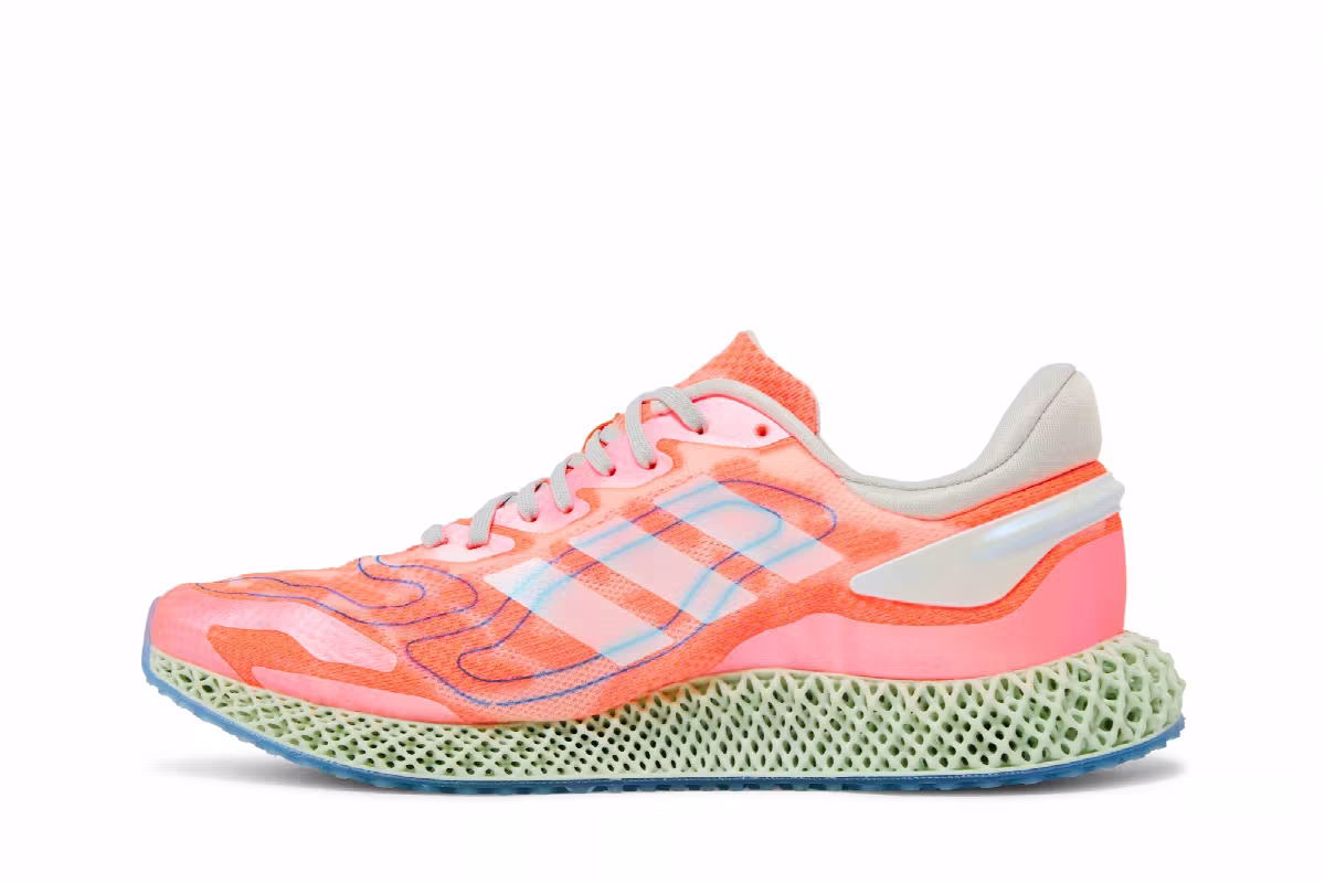 Adidas 4D Run 1.0 Signal Coral, view 4