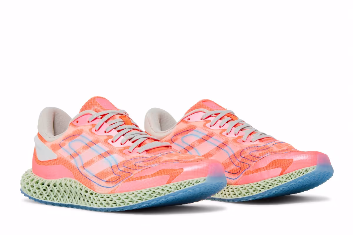 Adidas 4D Run 1.0 Signal Coral, view 9