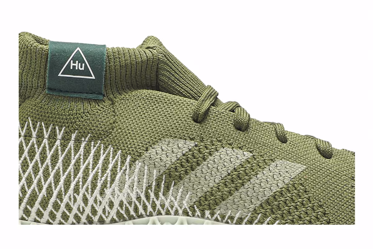 Pharrell Williams x adidas 4D Runner Olive, view 3