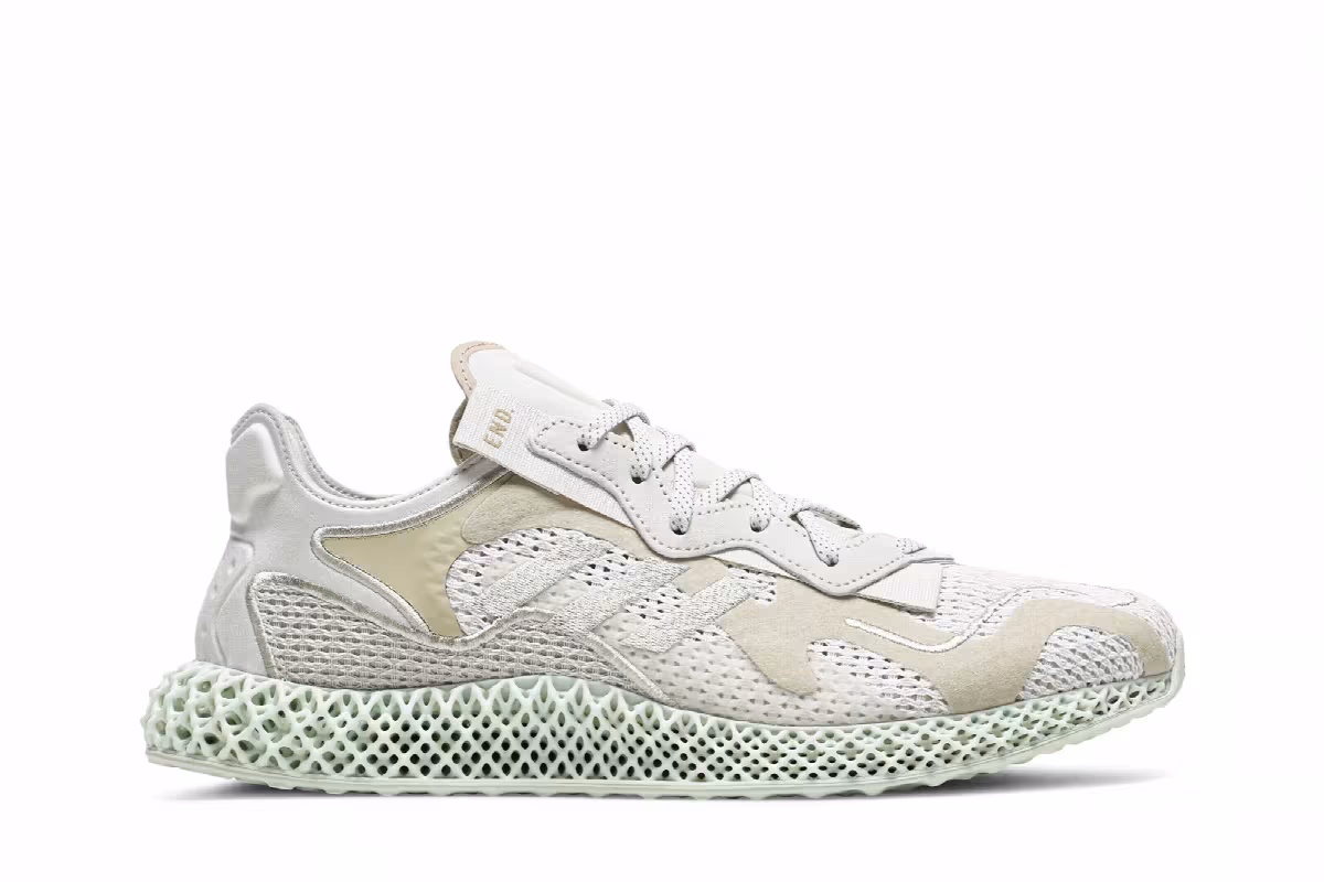 END. x adidas Evo 4D Dune, view 2