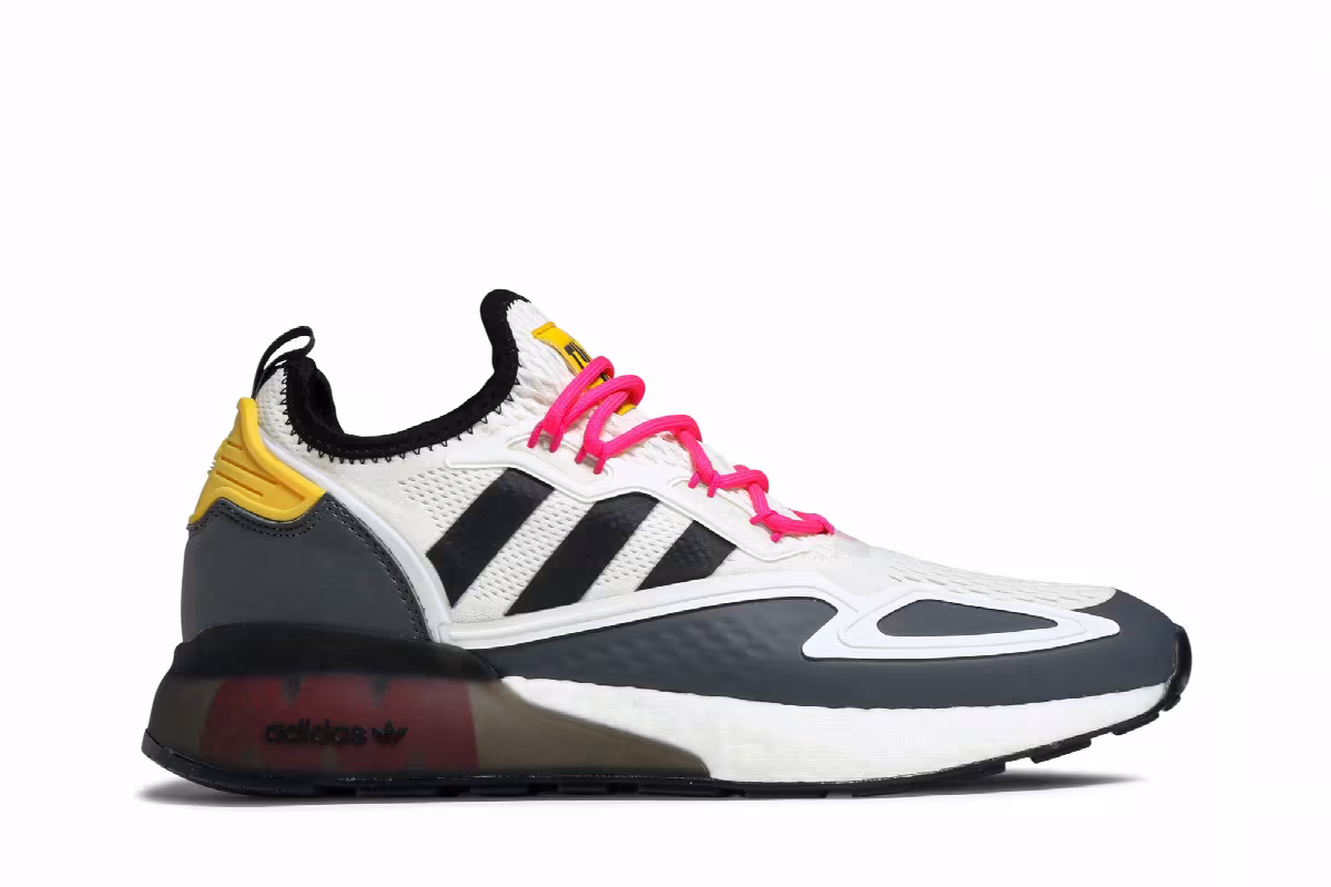 Ninja x adidas ZX 2K Boost Time In - White Grey, view 2