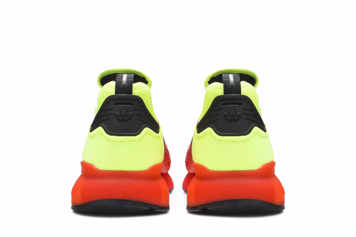 Adidas ZX 2K Boost Solar Yellow Red, view 7
