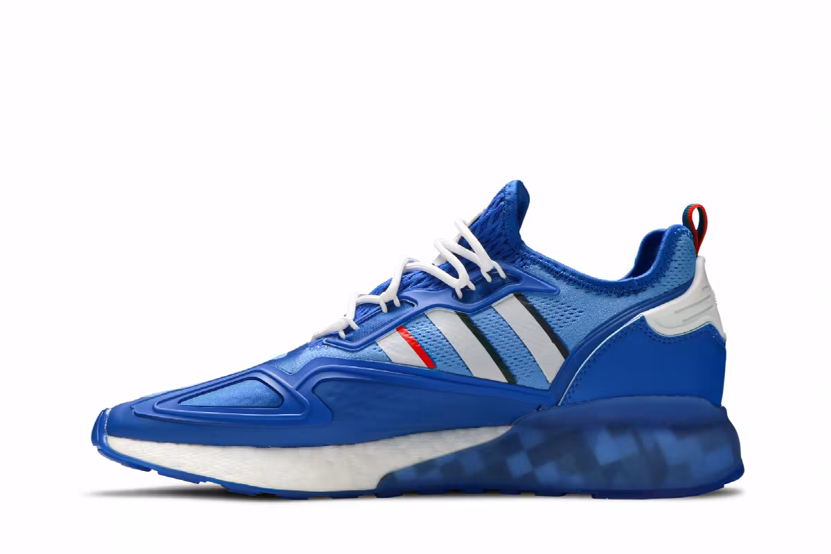 Ninja x adidas ZX 2K Boost Time In - Blue, view 4