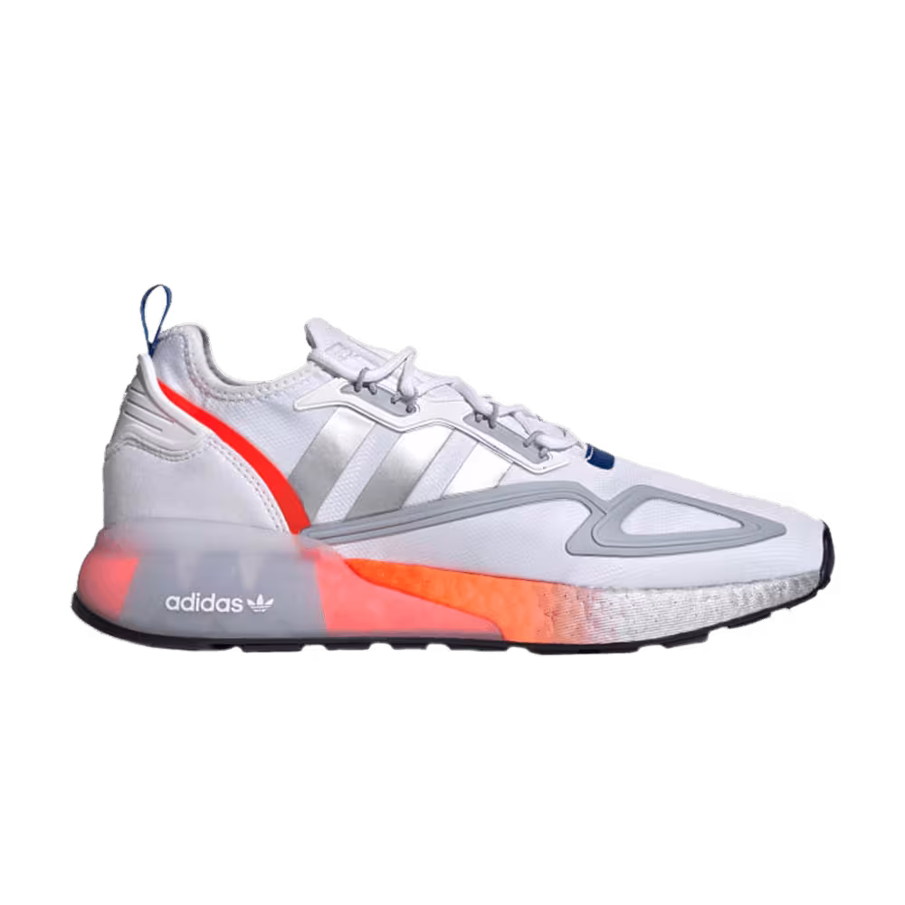 Adidas ZX 2K Boost White Metallic Silver