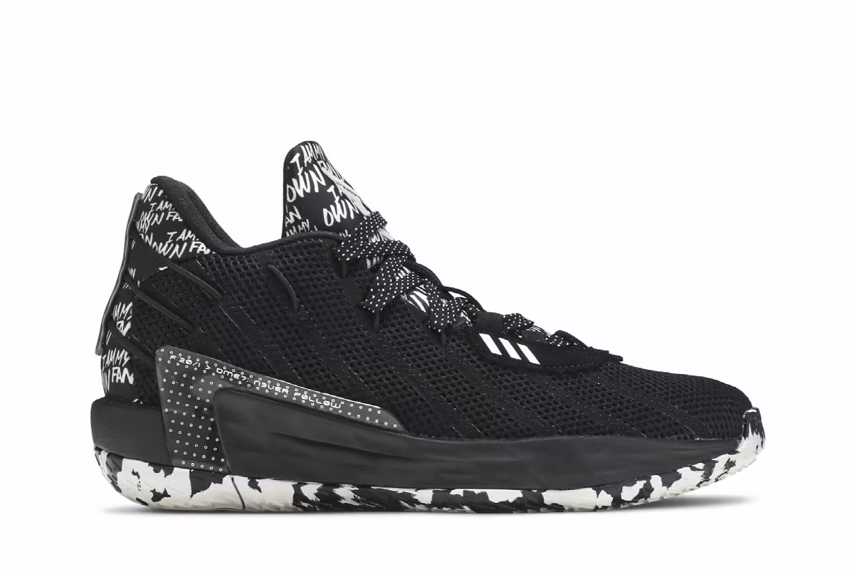 Adidas Dame 7 I Am My Own Fan - Core Black, view 2