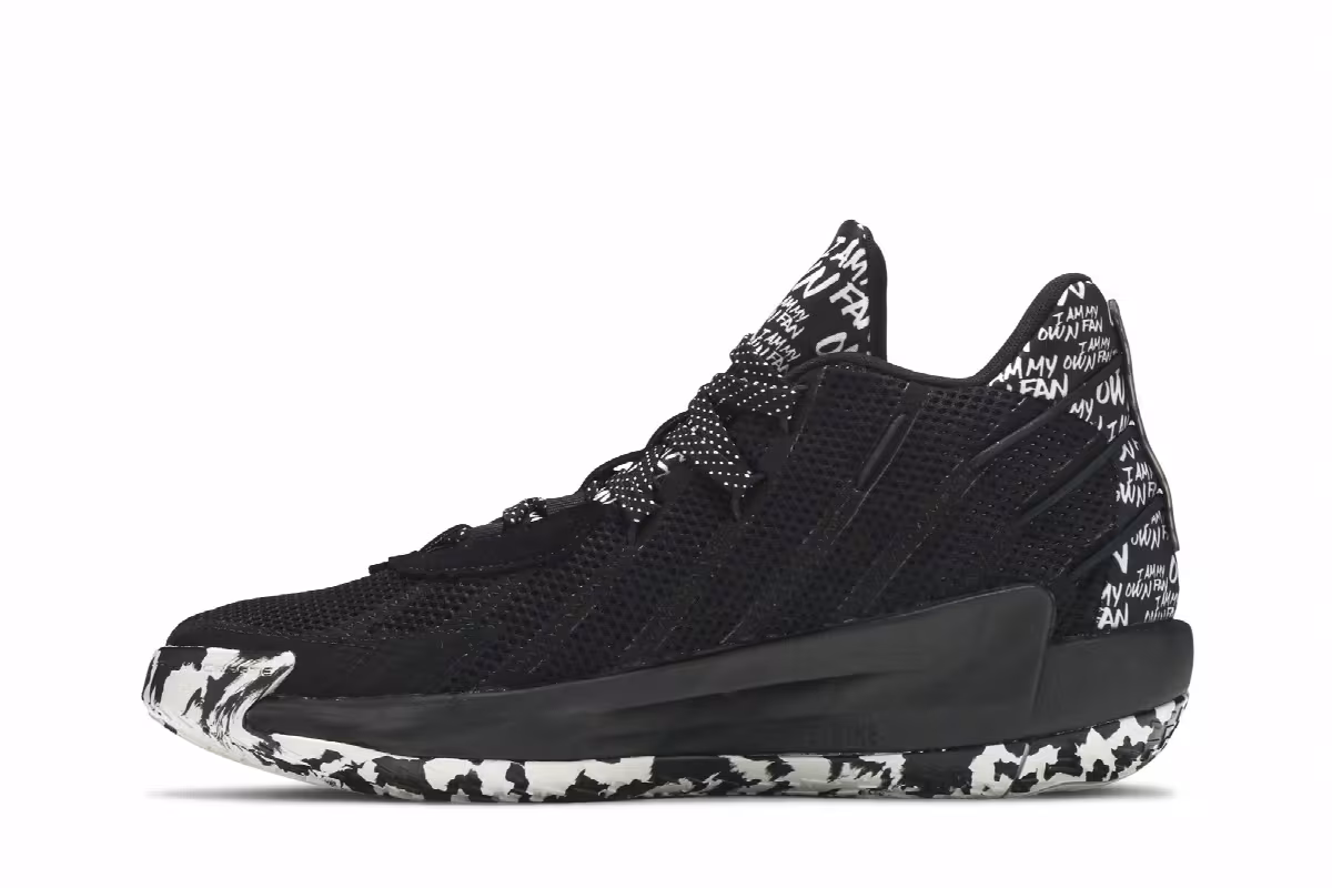 Adidas Dame 7 I Am My Own Fan - Core Black, view 4