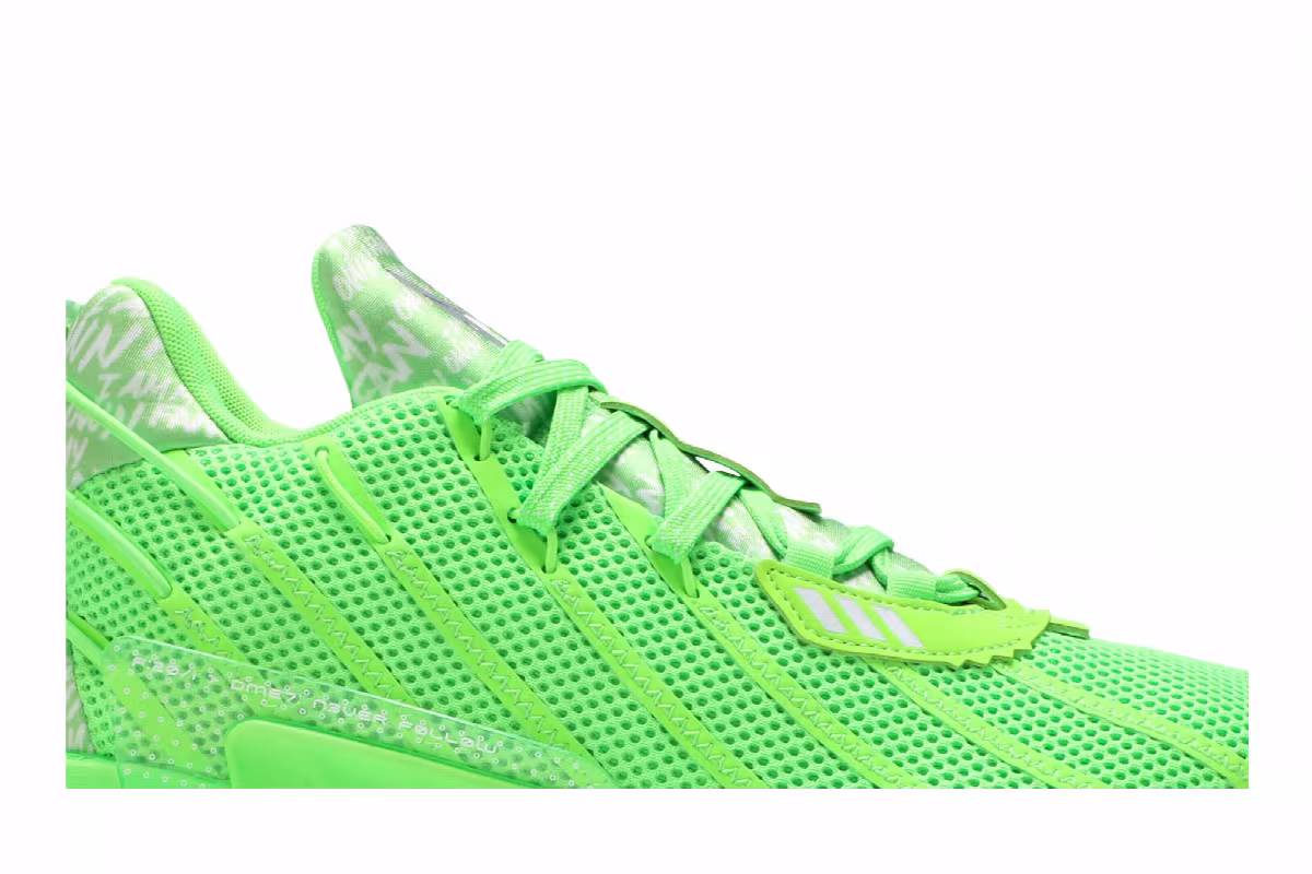 Adidas Dame 7 GCA I Am My Own Fan - Solar Green, view 3