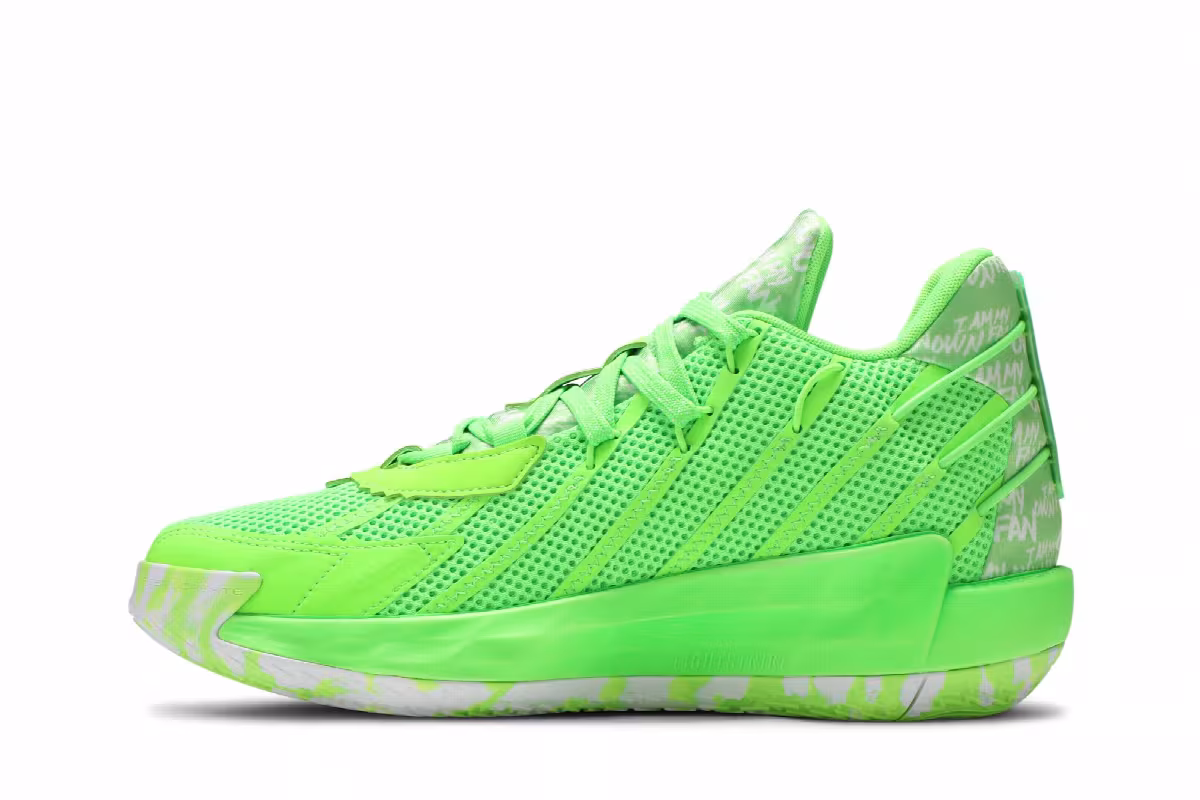 Adidas Dame 7 GCA I Am My Own Fan - Solar Green, view 4