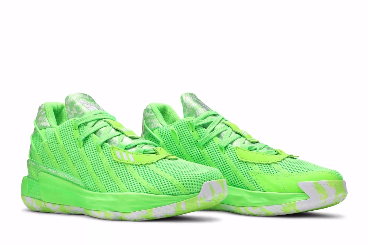 Adidas Dame 7 GCA I Am My Own Fan - Solar Green, view 9