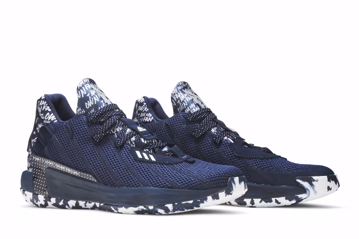adidas Dame 7 I Am My Own Fan - Collegiate Navy, view 9
