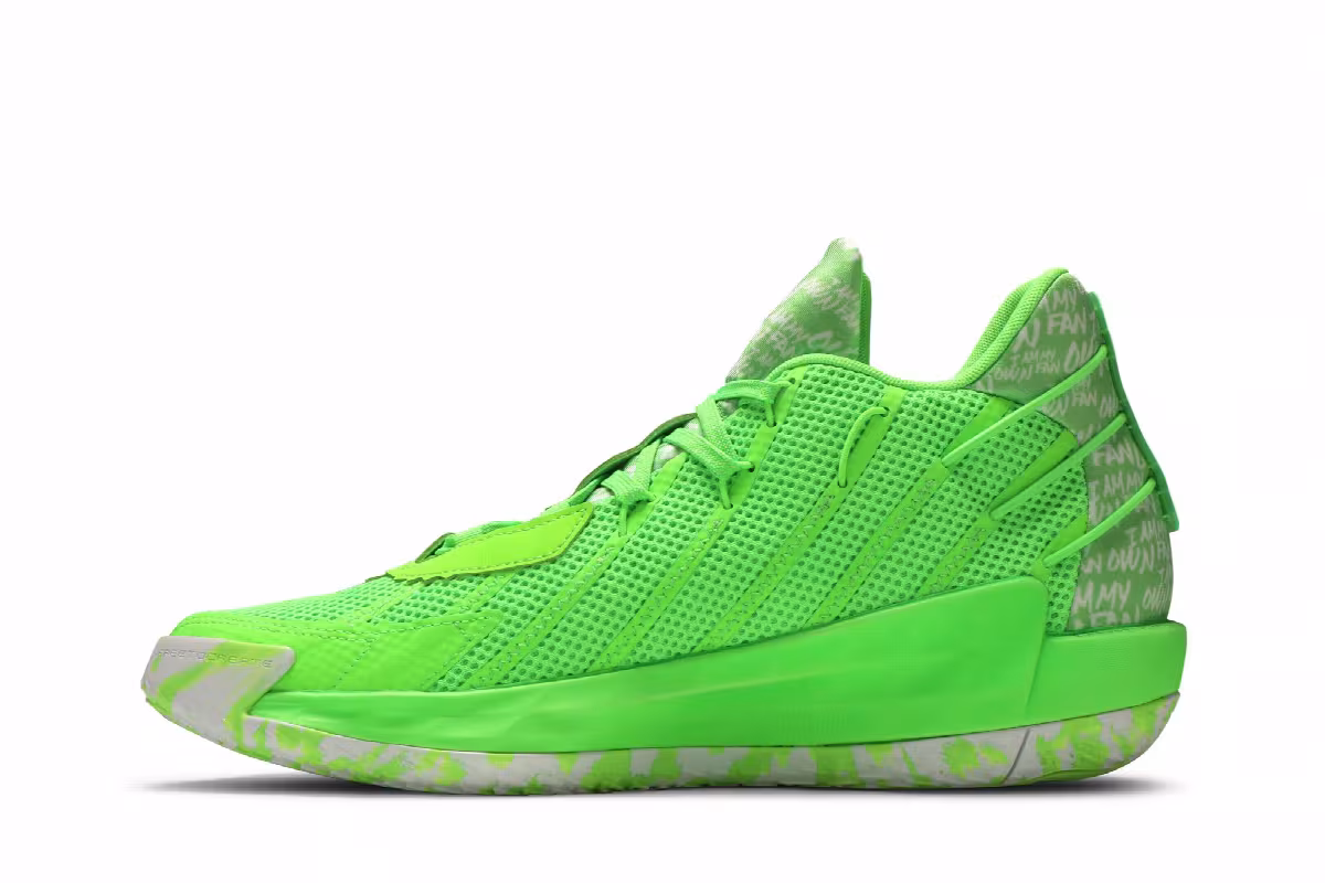 Adidas Dame 7 I Am My Own Fan - Solar Green, view 4