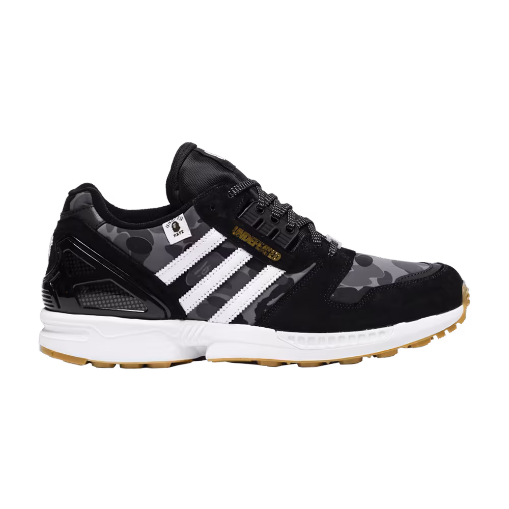 BAPE x Undefeated x adidas ZX 8000 A-ZX Series - Black Camo