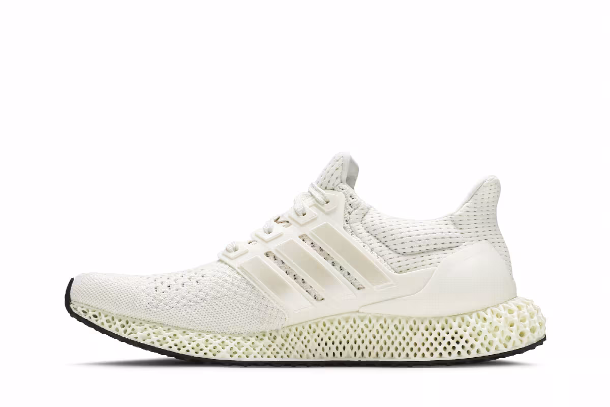 adidas Ultra 4D Chalk White, view 4