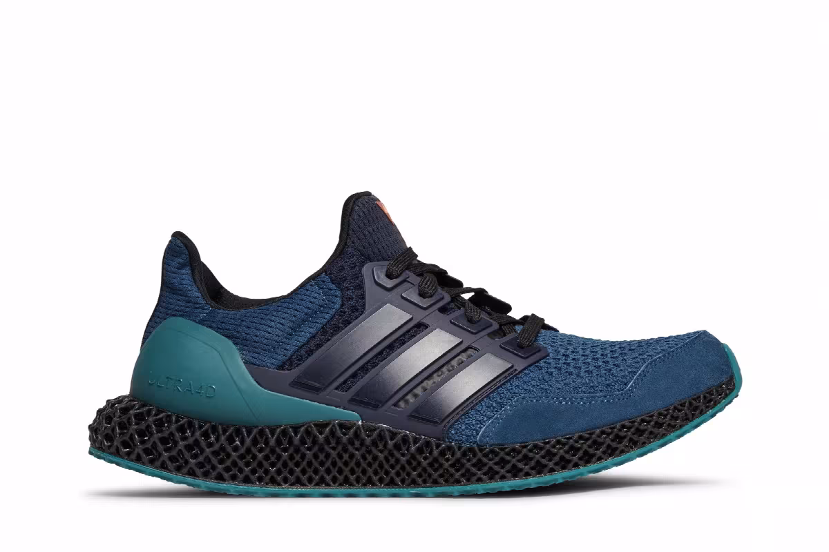 Packer Shoes x adidas Consortium Ultra 4D Deep Blue, view 2