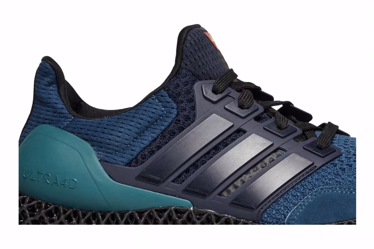 Packer Shoes x adidas Consortium Ultra 4D Deep Blue, view 3