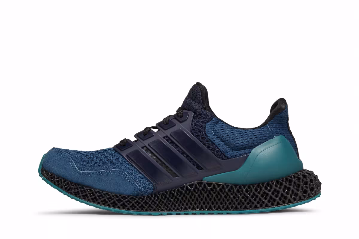 Packer Shoes x adidas Consortium Ultra 4D Deep Blue, view 4