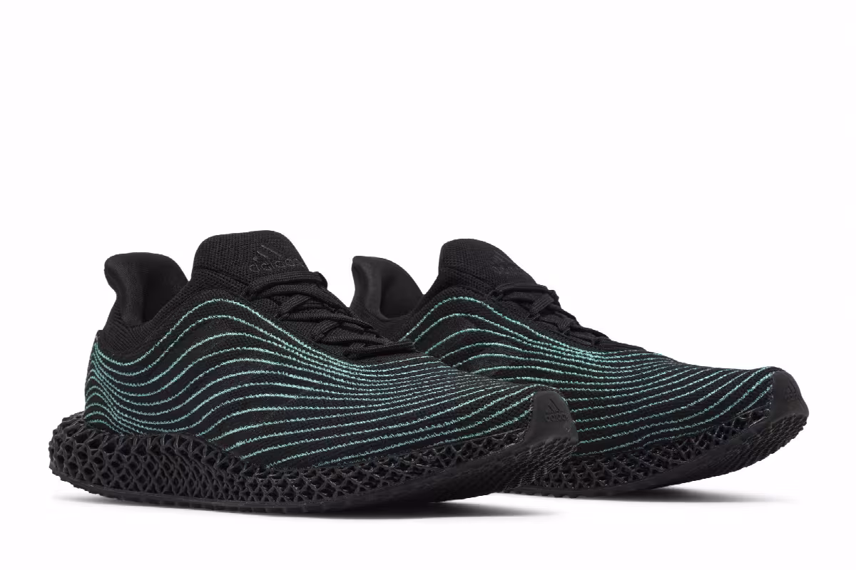 Parley x adidas Ultra 4D Uncaged Black Blue Spirit, view 9