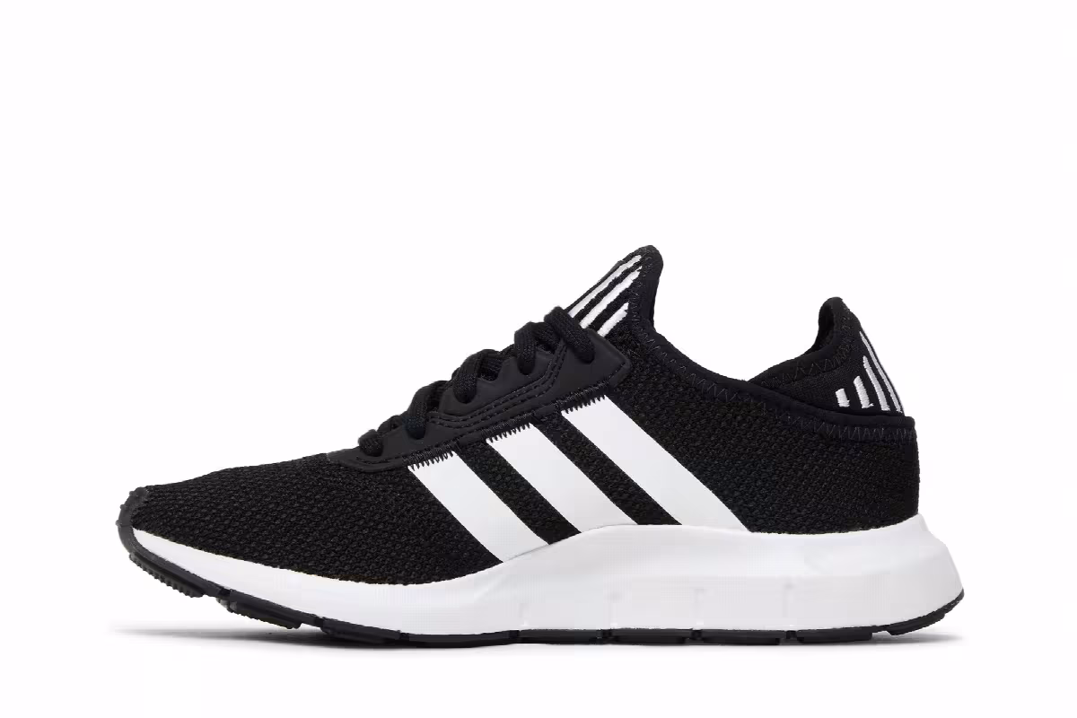 Adidas Swift Run X J Black White, view 4