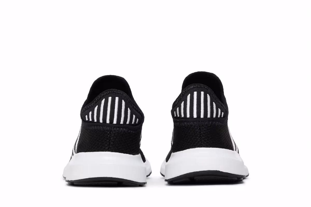 Adidas Swift Run X J Black White, view 7