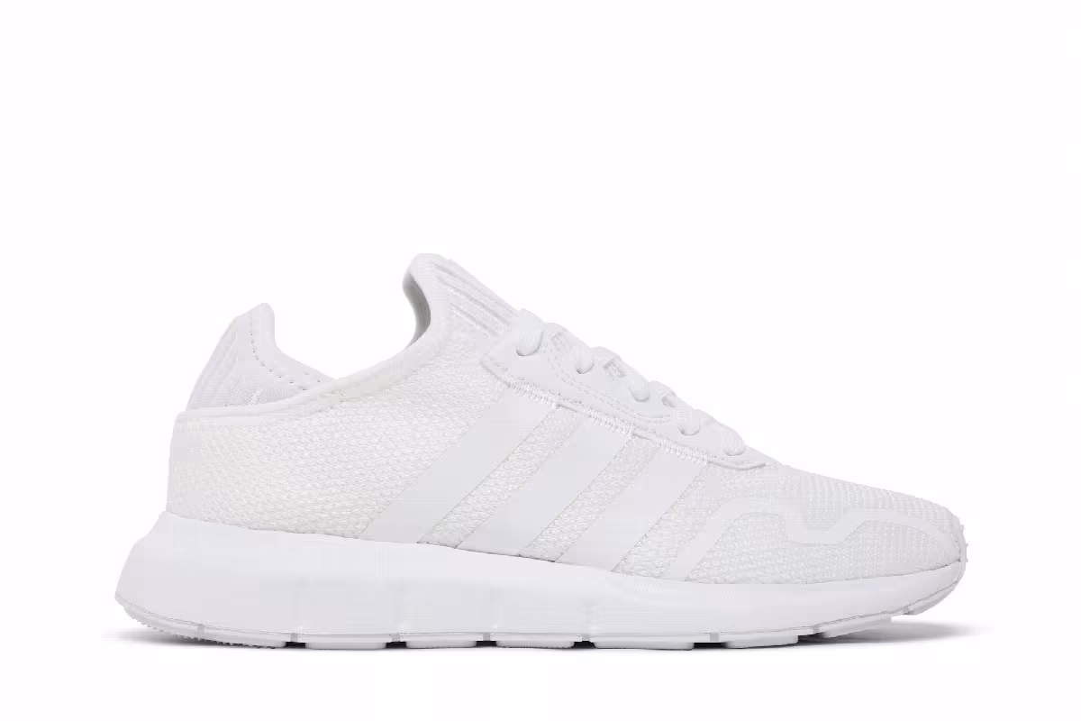 Adidas Swift Run X J Triple White, view 2