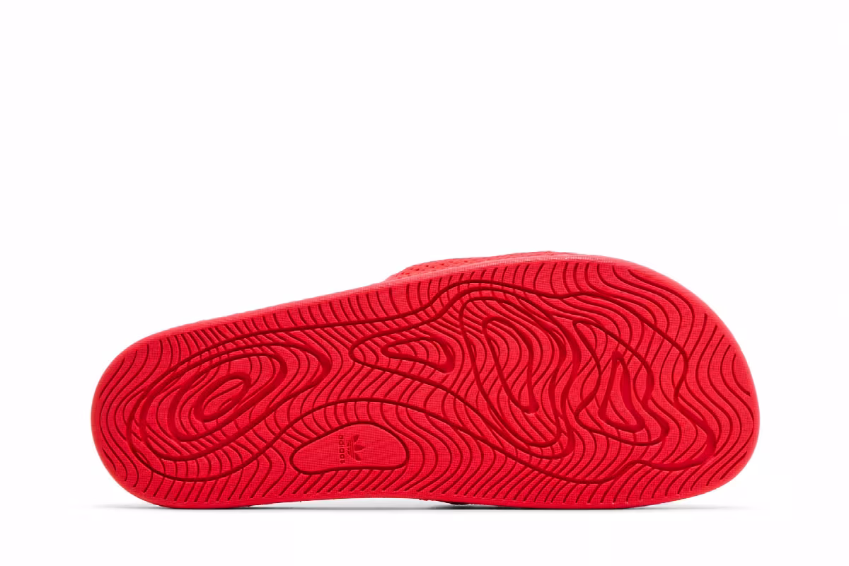 Pharrell x adidas Boost Slides Active Red, view 5